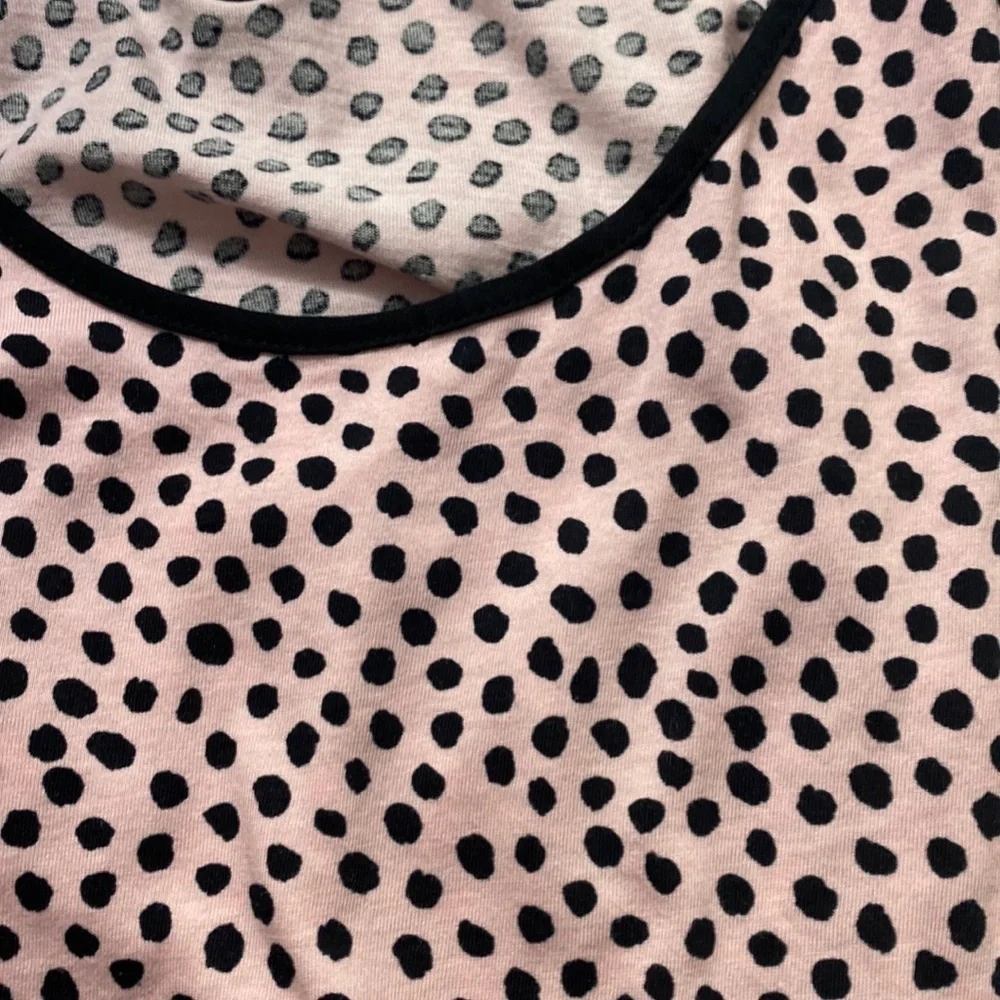 Kate Spade Polkadot Peplum Knit Sleep